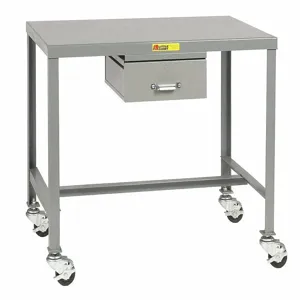 LITTLE GIANT MT1-2436-24ED3R Work Table, 500 lbs. Load Capacity, 36 Inch Width, 24 Inch Depth, 24 Inch Height | CJ2ETA 21E597