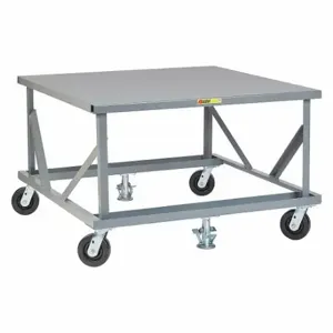 LITTLE GIANT PDFS4848-6PH2FL Mobile Pallet Stand, Floor Locks, 48 x 48 Inch Size | CR9QKR 51KY74