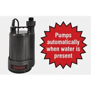 LITTLE GIANT PUMPS 14942735 Utility Pump, 1/4 Hp | BQ7ZRM