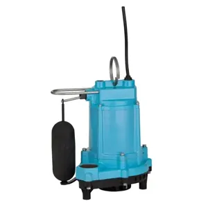 LITTLE GIANT PUMPS 506807 Submersible Pump, 1/3 Hp, 115V, Cord 10 Feet Length, Polypropylene | BP7VWY 6EC-CIA-SFS