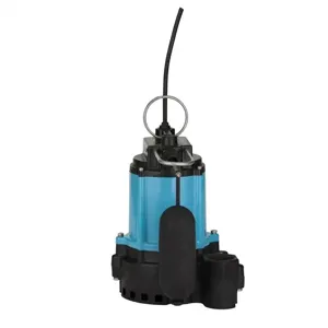 LITTLE GIANT PUMPS 510852 Sump Pump, 1/2 Hp, 115V, Piggyback Float Switch, Cord 10 Feet Length, Cast Iron | BQ4HQA 10EC-CIA-RF / 783WX9