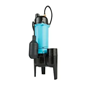 LITTLE GIANT PUMPS 511257 Sewage Pump, 1/2 Hp, 115V, 30 Feet Size Cord, 2 Inch Size | BQ4NYE