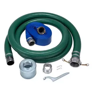 LITTLE GIANT PUMPS 617201 Suction Transfer Hose Kit, 3 Inch Size | BT2ZDT