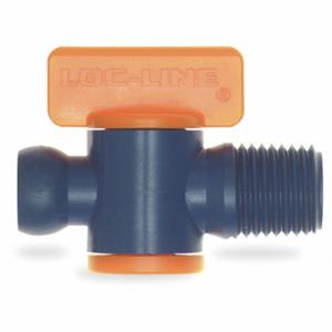 LOC-LINE 29452 Male Npt Valve 1/4-pk10 | AE4ATJ 5HK05