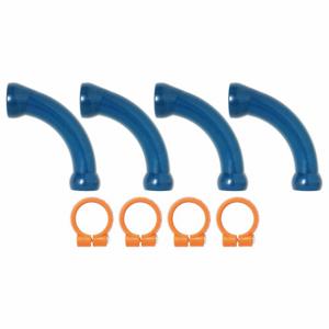 LOC-LINE 50874 Extended Elbow With Clamps Kit 1/2 Inch - Pack Of 4 | AB6BQN 20Y199