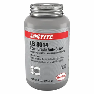 LOCTITE 1167237 Food Grade Anti-Seize, 8 oz Container Size, Brush-Top Can, Non-Metallic, Molybdenum | CR9QZY 9WGX5