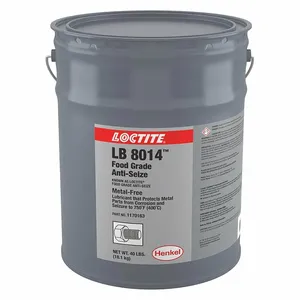 LOCTITE 1170163 Food Grade Anti-Seize, 5 gal Container Size, Pail, Non-Metallic, Molybdenum, LB 8014 | CR9QZX 6JZW0