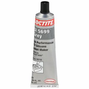 LOCTITE 135275 Gasket Maker, Si 5699, 2.37 Fl Oz, Tube, Gray, Oil Resistant | CR9RBY 2PAC7