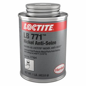 LOCTITE 135543 General Purpose Anti-Seize, 1 lb Container Size, Brush-Top Can, Nickel, Graphite, LB 771 | CR9RAD 4KM52
