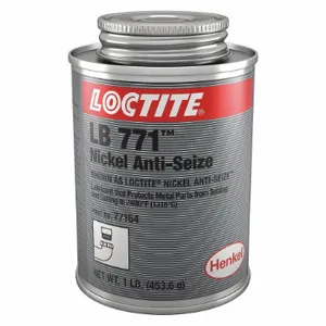 LOCTITE 135543 General Purpose Anti-Seize, 1 lb Container Size, Brush-Top Can, Nickel, Graphite, LB 771 | CR9RAD 4KM52