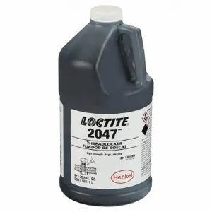 LOCTITE 1361396 High-Lubricity and Strength Threadlocker, 2047, Black, 33.81 fl oz, Bottle, 1 EA | CR9QYU 19L452