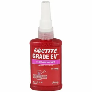 LOCTITE 195895 Low-Strength Threadlocker, 079, Purple, 1.69 fl oz, Bottle, 1 EA | CR9QYY 36D060