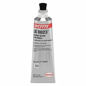 LOCTITE 1999556 Marine Grade Anti-Seize, 7 oz Container Size, Brush-Top Tube, Non-Metallic, No Additives | CR9RAT 45MY36