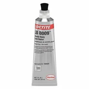 LOCTITE 1999560 Heavy Duty Anti-Seize, 7 oz Container Size, Brush-Top Tube, Non-Metallic, Graphite | CR9RAP 45MY35