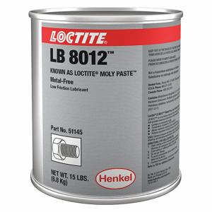 LOCTITE 226801 General Purpose Anti-Seize, 15 lb Container Size, Can, Non-Metallic, Molybdenum, LB 8012 | CR9RAF 45MY48