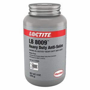 LOCTITE 234347 Heavy Duty Anti-Seize, 9 oz Container Size, Brush-Top Can, Non-Metallic, Graphite, LB 8009 | CR9RAQ 4KM74
