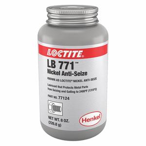 LOCTITE 235028 General Purpose Anti-Seize, 8 oz Container Size, Brush-Top Can, Nickel, Graphite, LB 771 | CR9RAL 4KM51