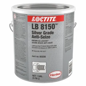 LOCTITE 235086 General Purpose Anti-Seize, 1 gal Container Size, Can, Aluminum, Graphite, LB 8150 | CR9RAB 33HE99