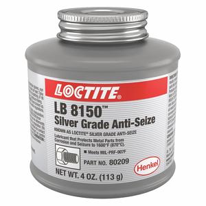 LOCTITE 235092 General Purpose Anti-Seize, 4 oz Container Size, Brush-Top Can, Aluminum, Graphite | CR9RAG 2VFF3
