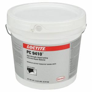 LOCTITE 235572 Two-Part Concrete Repair Compound, PC 9410, Epoxy, 1 gal Container Size, Pail, Gray | CT9EMB 2VRN1