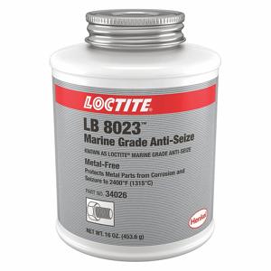 LOCTITE 275026 Marine Grade Anti-Seize, 16 oz Container Size, Brush-Top Can, Non-Metallic, No Additives | CR9RAR 3KE64