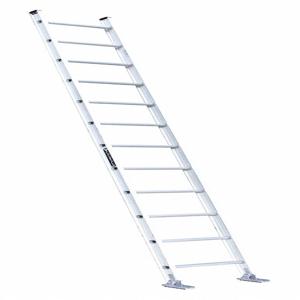 LOUISVILLE AE2112 Straight Ladder, 12 Ft. Ladder Height, 300 Lbs. Load Capacity, Aluminium | CH6NHR 33J653
