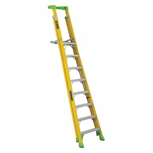 LOUISVILLE FCP1408HD Platform Stepladder, 11 ft 3 Inch Lengthadder Height, 7 ft 7 Inch Size Platform Height | CR9RGP 60FV36