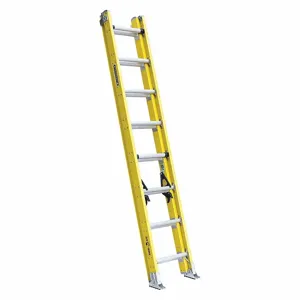 LOUISVILLE FE4216HD Extension Ladder, 16 ft Ladder Size, 16 ft Extended Ladder Height, D-Rung | CR9RFZ 33J730