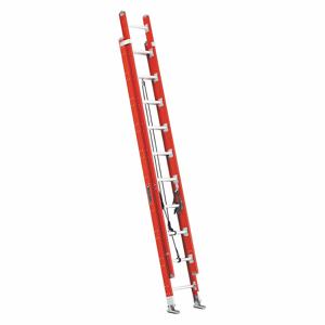 LOUISVILLE FE7220 Extension Ladder, 20 ft Ladder Size, 17 ft Extended Ladder Height, D-Rung | CR9RGA 33J663