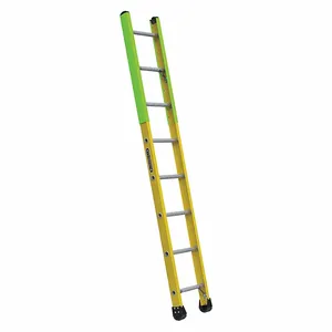 LOUISVILLE FE8908 Manhole Ladder, 8 ft Ladder Ht, 14 1/2 Inch Size Overall Width, Round, 18 lb Net Wt | CR9RHL 48FT61