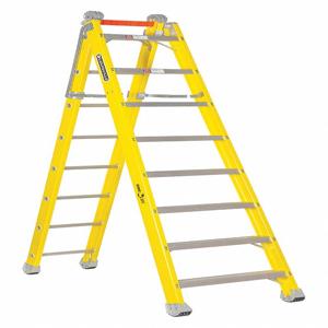 LOUISVILLE FXC1208 Multipurpose Ladder, 8 Ft. Length, 375 Lbs. Load Capacity, Fiberglass | CH6PKC 48RT31