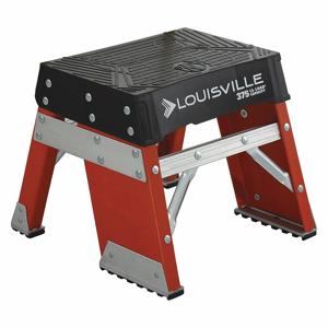 LOUISVILLE FY8001 Step Stand, 1 Steps, 12 Inch Size Top Step Height, 15 Inch Size Bottom Width | CR9RGX 415J18