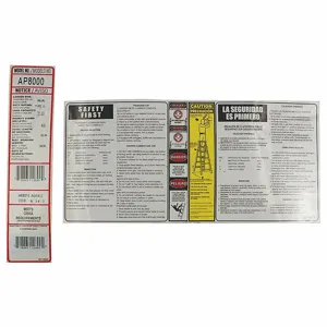 LOUISVILLE PK-AP8000 Label Kit | CJ2QXJ 42DV68