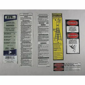 LOUISVILLE PK-FS1400HD Label Kit | CJ2QVU 42DV60