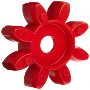 LOVEJOY 68514467253 Jaw Coupling Spider, With Element, Close Center, Polyurethane, Red | AM4ZKC 67253 / GS 24 SPIDER 98A RED