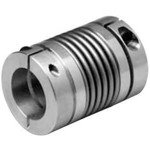 LOVEJOY 68514476961 Clamp-On Bellows Shaft Coupling, Aluminium, 1.2600 Inch OD, 1.6140 Inch Length | AN9BCH 76961
