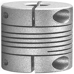 LOVEJOY 69790411830 Clamp-On Beam Shaft Coupling, 19 mm OD, 23 mm Length, Anodized Aluminium | AN7DUA