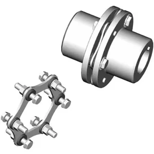 LOVEJOY 69790497726 Complete Disc Coupling, Rough Stock Bore, Steel Hub Material | AN9BGM