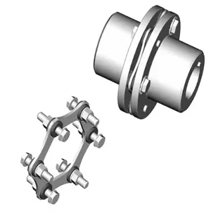 LOVEJOY 69790497860 Complete Disc Coupling, Finished Bore, Steel Hub Material | AN9DAQ