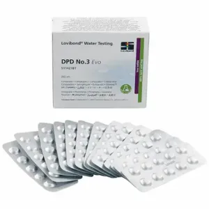 LOVIBOND DPD NO.3 EVO TABLETS Dpd No.3 Hr Evo, Chlorine, 0.1 To 10.0Mg/L 250 PK | CV4LRC 800WU4