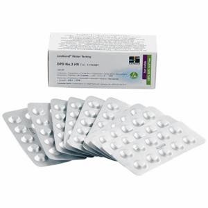 LOVIBOND DPD NO.3 HR EVO TABLETS Sicherste Tablette, Chlor, 0.1 bis 10.0 mg/l, 100 PK | CR9RJX 800WU6