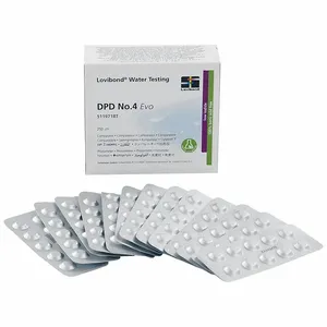 LOVIBOND DPD NO.4 EVO TABLETS Safest Tablet, Test Total Chlorine, 0.01 - 6.0 Mg/L Cl2, Reagent, 250 PK | CR9RKD 800WX0