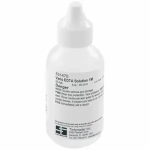 LOVIBOND VARIO EDTA SOLUTION, 1 M Edta Solution, Liquid Reagent, 50 PK | CR9RJJ 800WX8