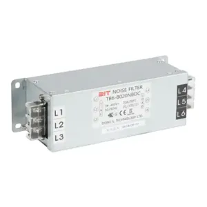 LS ELECTRIC TB6-B020NBDC Emi Input Filter, 550 VAC, 3-Phase, 20A, Panel Mount, Emi/Rfi Filtering, Drive Rated | CV7MCT