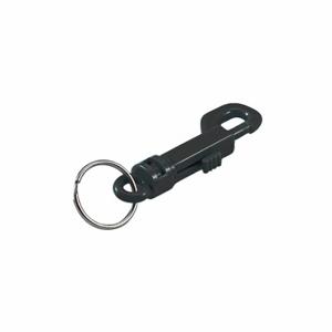 LUCKY LINE PRODUCTS 4FCD7 Kunststoff-Schlüsselclip, nicht belastbar, Kunststoff, schwarz | CR9RLK