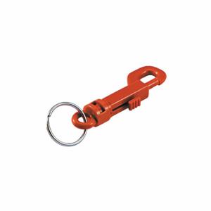 LUCKY LINE PRODUCTS 4FCD9 Plastic Key Clip, Not Load Rated, Plastic, Red | CR9RLN