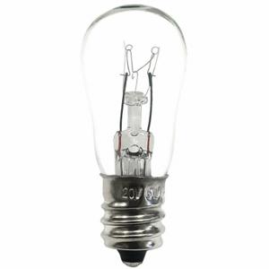 LUMAPRO 475G26 Miniature Incandescent Bulb, Incandescent, S6, Candelabra Screw, 6W INC, 6W Watts | CR9RNZ