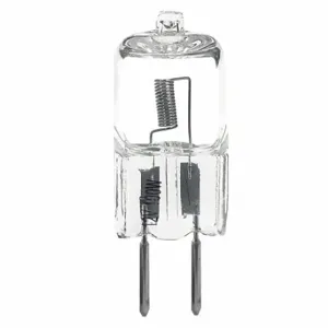 LUMAPRO 475G45 Miniature Halogen Bulb, Halogen, T3, 2-Pin, 3000 to 3999K, Warm White, 100W INC | CR9RPE