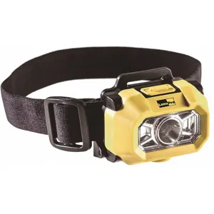 LUMAPRO 49XX78 LED Headlamp, Plastic, Maximum Lumens Output 200, Yellow | CD3PZC