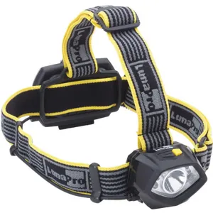 LUMAPRO 49XX90 Led Headlamp. 280 Lumens Output, Black, Plastic | AX3NBB